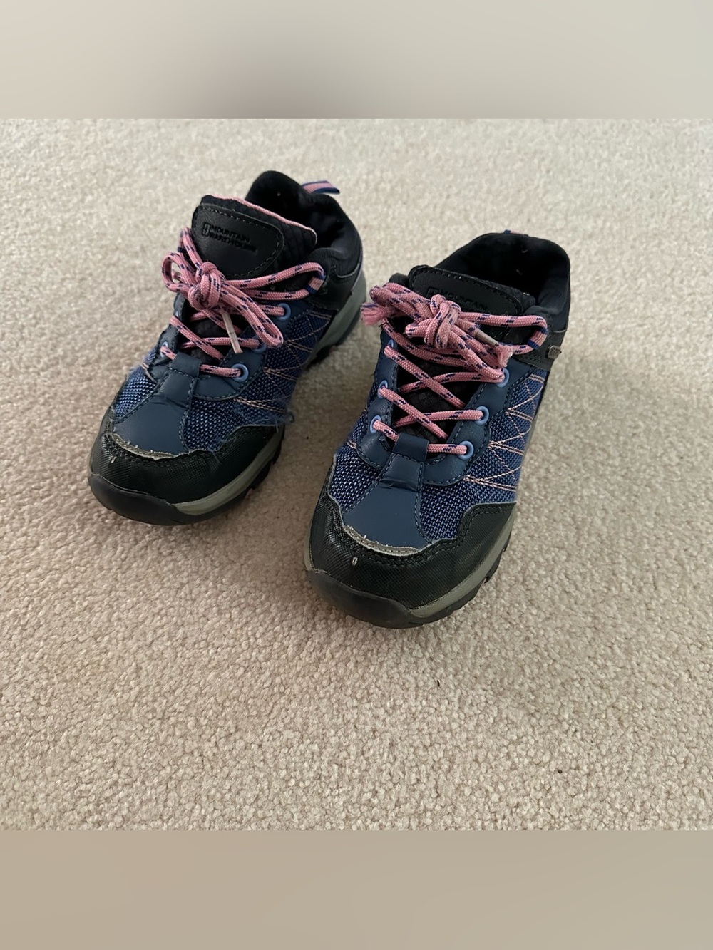 Mountain Warehouse Navy and Pink Hiking Shoes